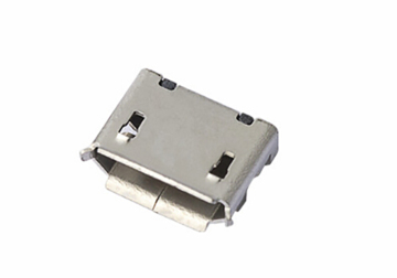 Micor USB 5P Receptacle Angle B Type DIP