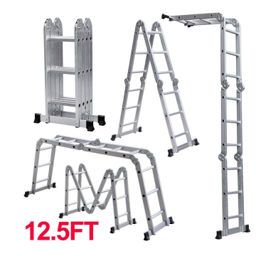 Aluminum Handrail  Folding Multi-purpose Ladder