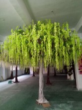 Light green artificial flower trees wisteria trees