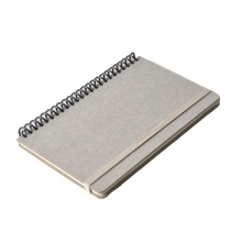 Eco-Friendly RPET Recycle Bottles Hardcover Non-woven Fabric Spiral Binding Notebook