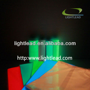Plastic photoluminescent florescent film