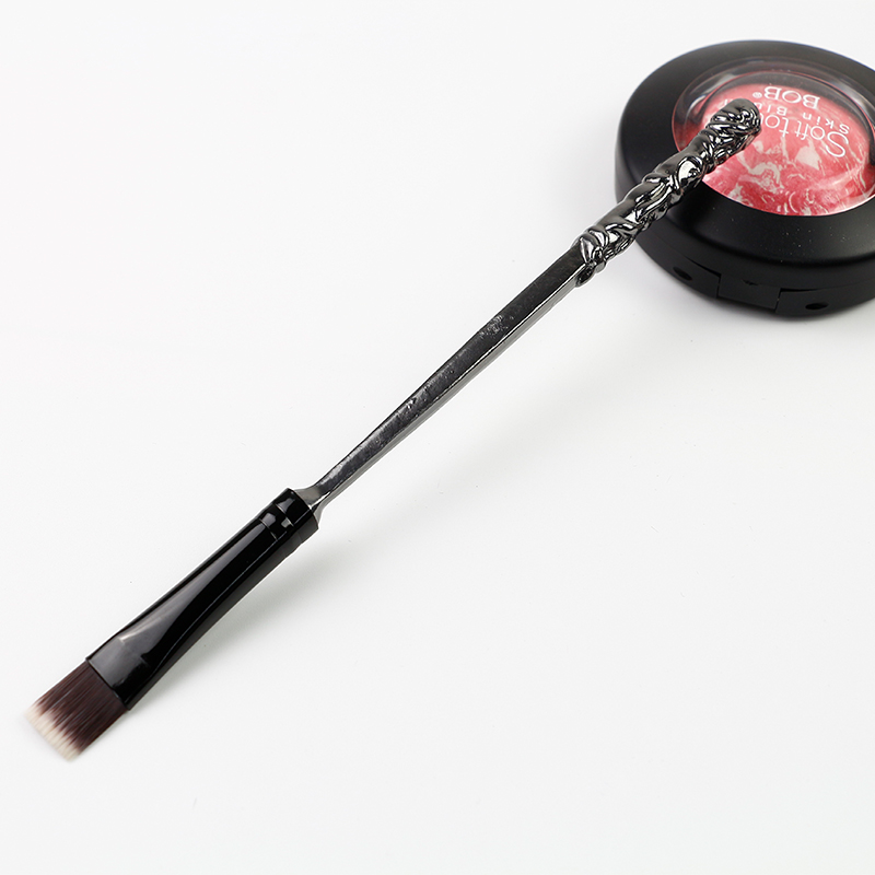 Synthetic cosmetic brush