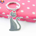 Metalen aangepaste buitenaardse baby emaille sleutelhanger