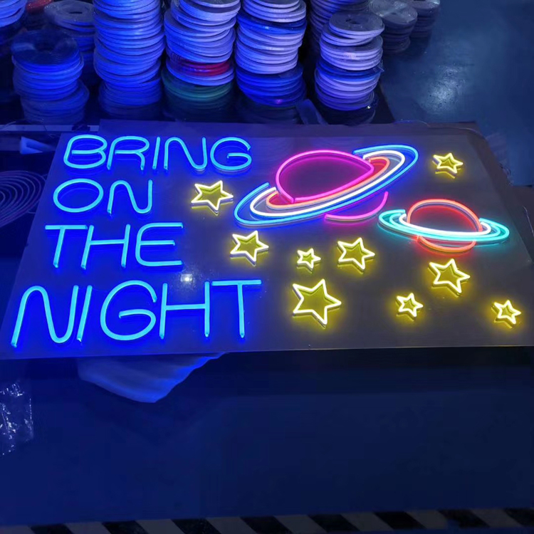 Dc 12v Waterprrof Led Neon Letters Neon Sign Logo For Neon Wall Sign