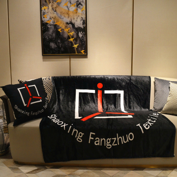 custom blanket  with logo print