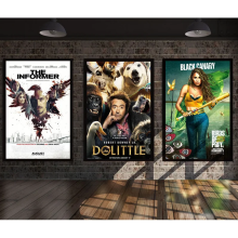 Customized LED Lighted Poster Frames for Cinema Advertising