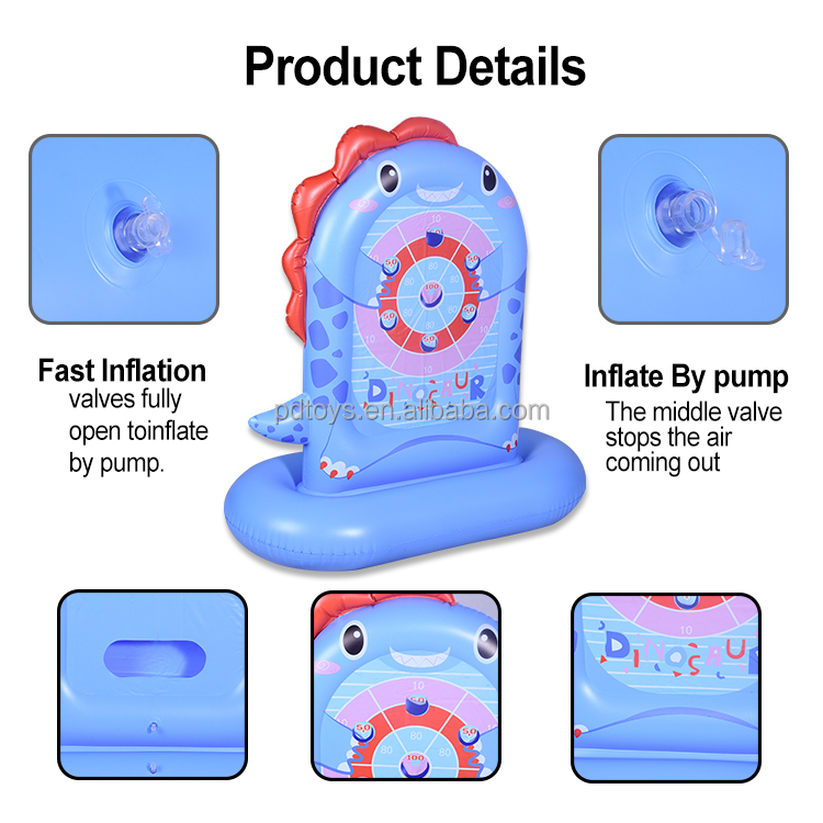 Factory Customization Water gun inflatable shooting game toy