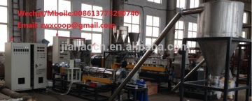 waste pet flakes recycling machine