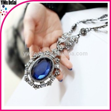 2015 Fashion big gem necklace