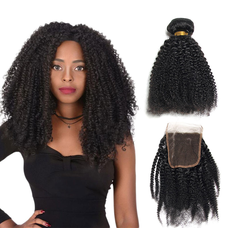 Wholesale cheap virgin hair wholesale 10a grade vendors, afro kinky virgin hair with closure,100% human hair bundles