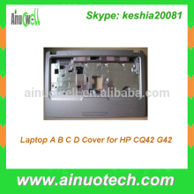 Original new laptop keyboard cover for HP CQ42 G42 laptop C cover A/B/C/D cover hinge