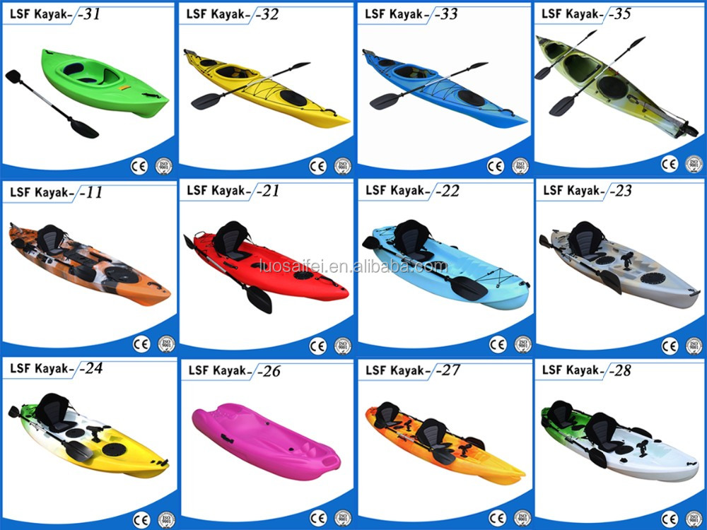 4.8 m sit in kayak or canoe wholesale with rudder system
