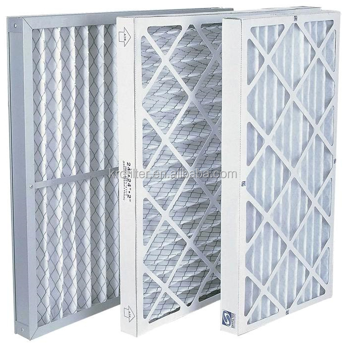 Primary Efficiency Washable Panel Pleated Air Filter For AHU Pre Filter