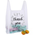 Walmart T Shirt Plastic Polythene Shopping Custom Product Packaging Reusable Grocery Dust Bin Bags