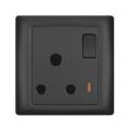 BF Series 1 Gang 15A Switched Socket