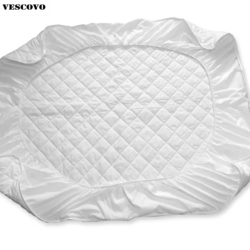 Round Cotton Mattress Protective Cover With Rubber/fillings/pad thin Sanding Cotton For Four-Seasons Mattress Topper