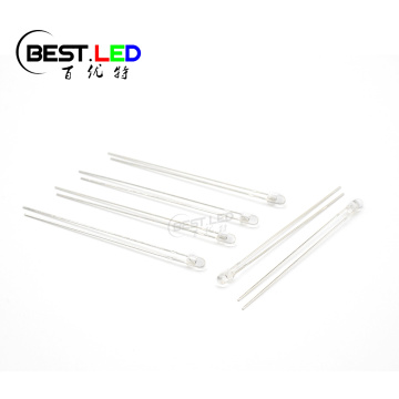 3mm 495nm 500nm Turquoise LED Long Leg