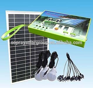 5w 10w Portable mini solar smart lighting kits, solar kits