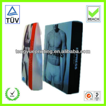 Chinese wholesale suppliers mens underwear packaging boxes