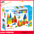 clear color magnetic construction tiles for kids