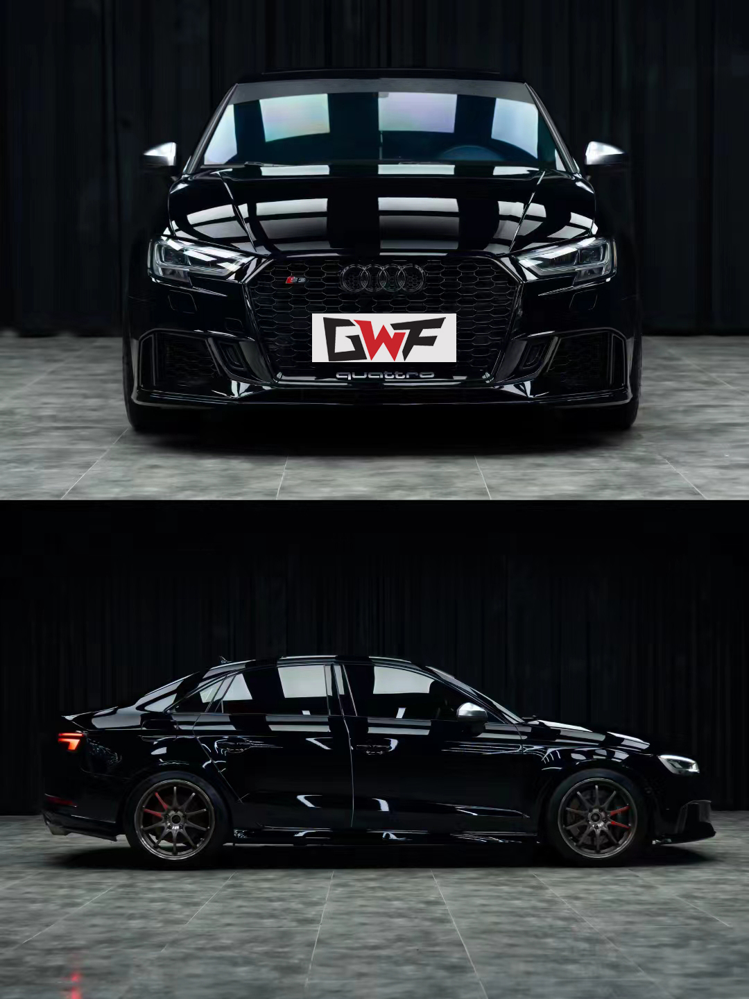 Envoltura de color de color negro mate autocurado