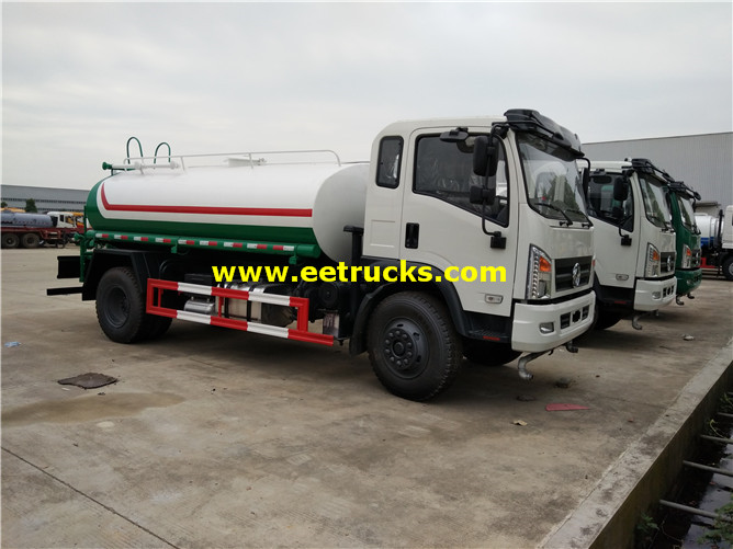 6ton 115hp Transportation Water Tank Trucks