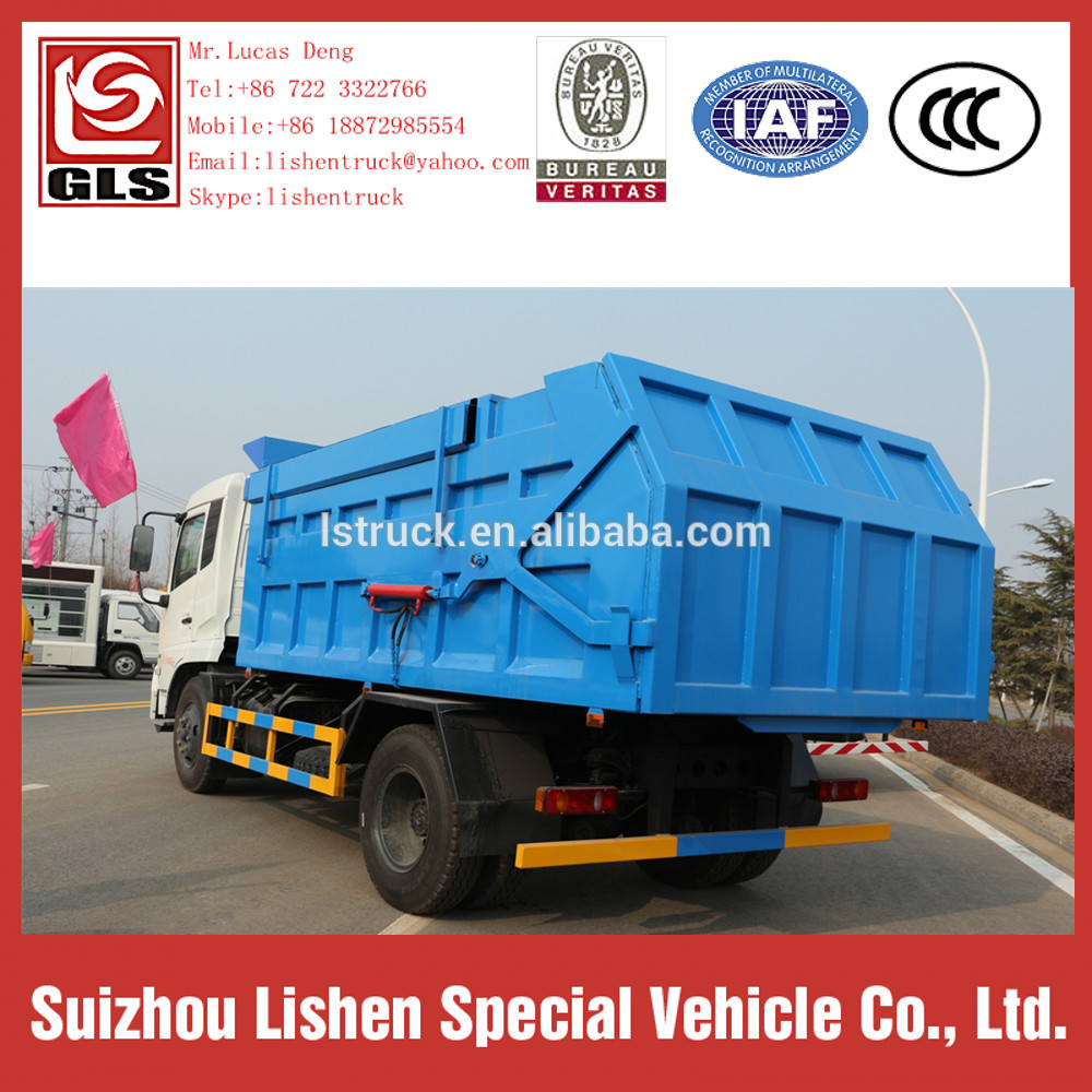 Rubbish Collecting Trucks Compactor Garbage Truck