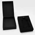 Caja de empaquetado de perfume estilo libro negro