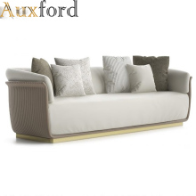 Comfortable Linen Fabric Seater Upholstered Sofa