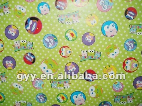 Cartoon wrapping paper