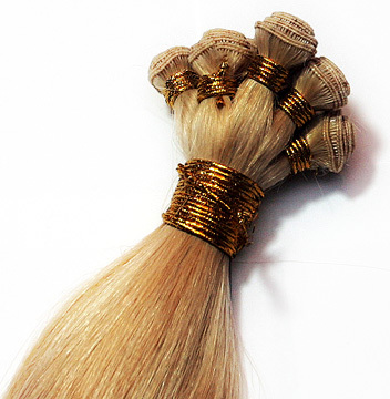 100%Human Hair Hand Tied Weft