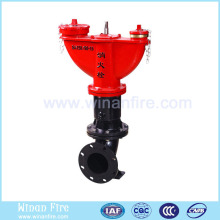 Outdoor Underground Fire Hydrant with Double Outlet