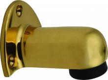 polish brass door stopper and holder