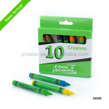 10ct wax crayons in box/box pack crayon skids /crayon set
