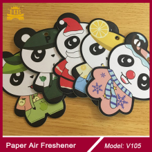 panda hanging paper car air freshener