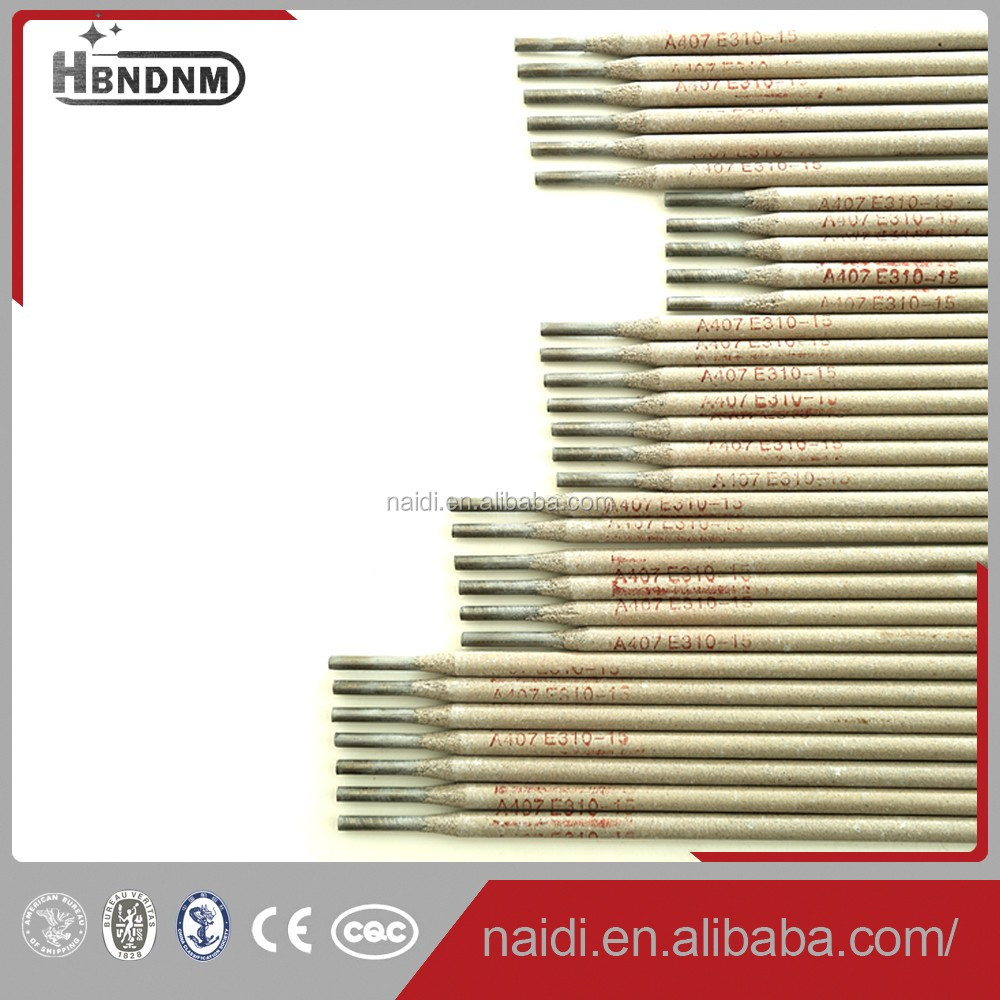 Aws a5.4 e310-15 stainless steel welding electrodes manufacturing process