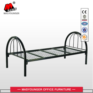 Black Single Mash Metal Bed