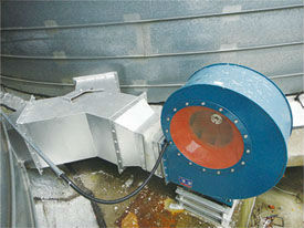 HengXin tempetature measuring system and air ventilation system