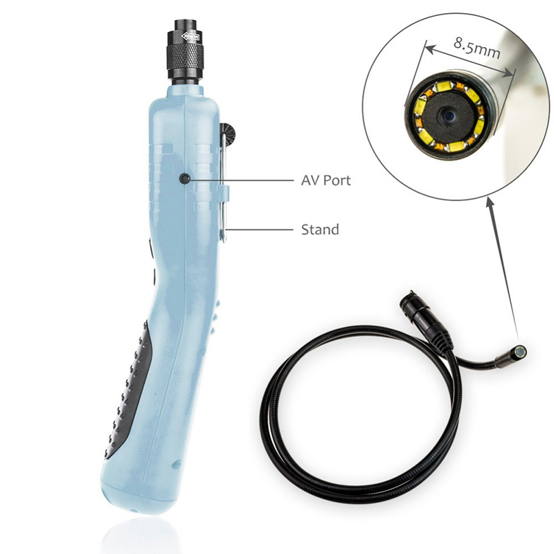 GOLDTRON GV308 Digital Videoscope with 8.5mm Diameter Imager Head Inspection Camera