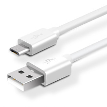 1M USB para o cabo celular USB branco
