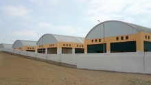 large span steel structure warehouse