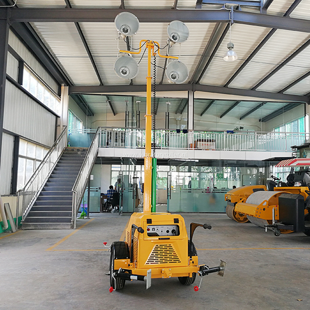 Industrial Emergency Trailer Mobile Light Tower For Outdoor