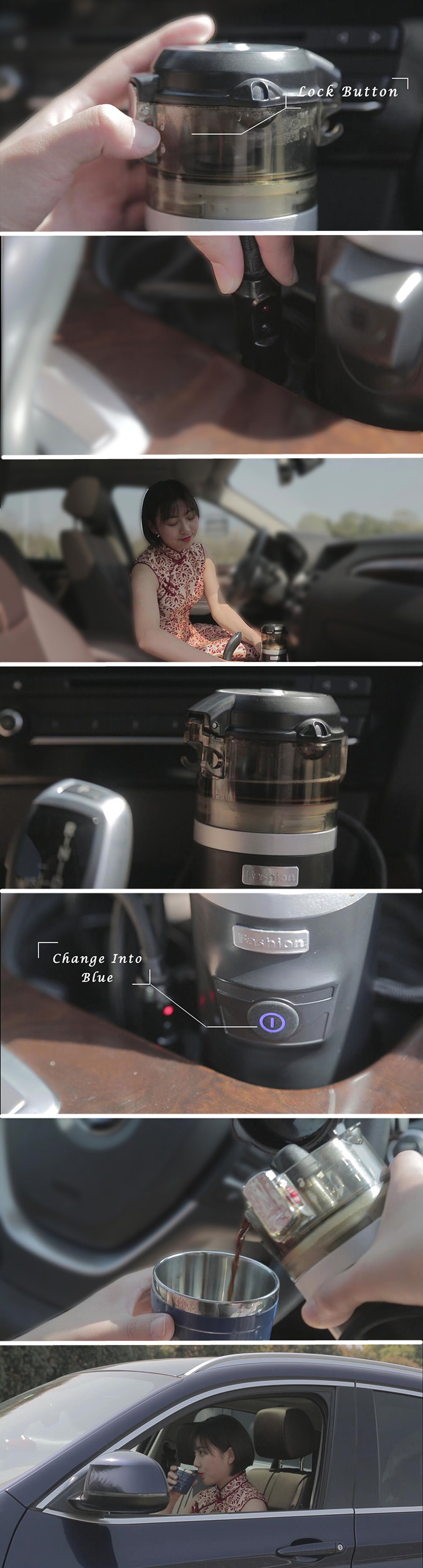 Portable travel camp 12v Car Coffee maker espresso car coffee maker 24v car coffee maker