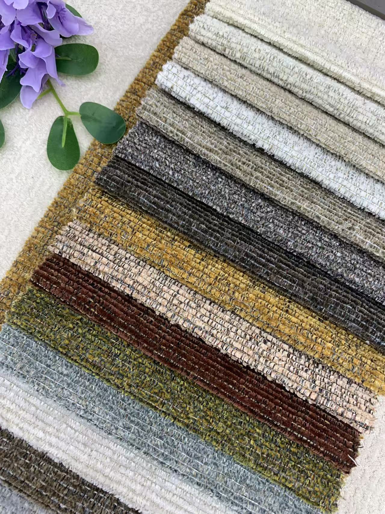 Tela de tapicería de chenilla Chenille Upholstery Fabric