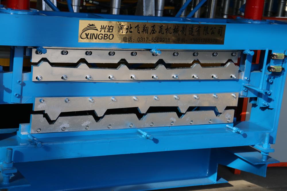 Double Layers Color Steel Sheet Metal Roof Roll Forming Machine For Sale