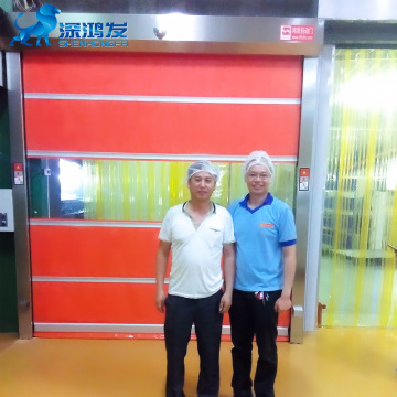 For clean room PVC high speed rolling door