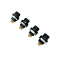 M8 Waterproof Connector IP67 Gold Plated 3μ Cable