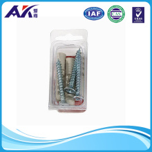 Grey Color Fisher Anchor Kit with Chipboard Screw