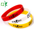 Fashional Style Logo Printed Epoxy Siliconen Armband