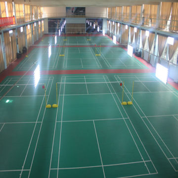 PVC badminton sports court covering